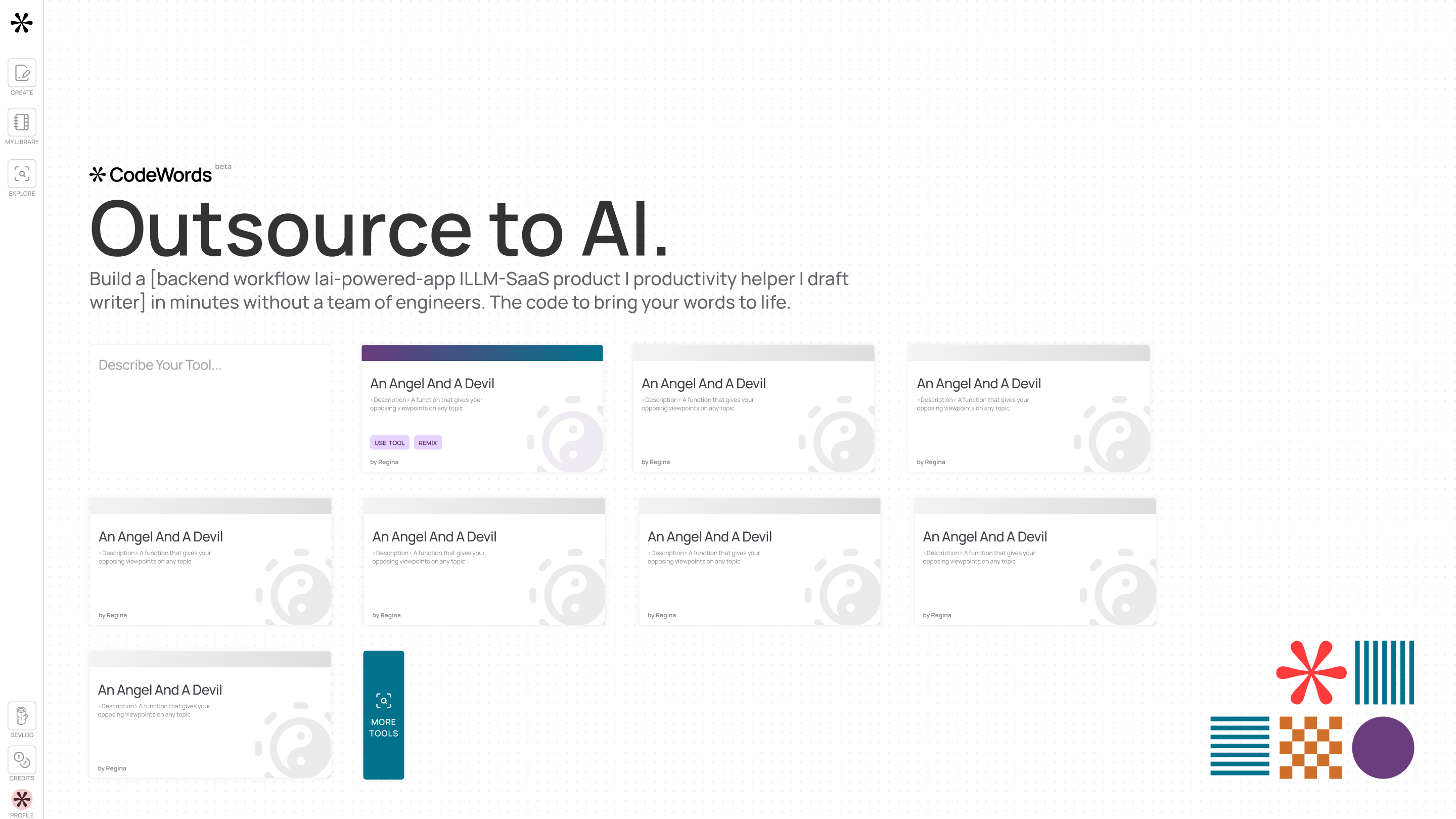 Landing page