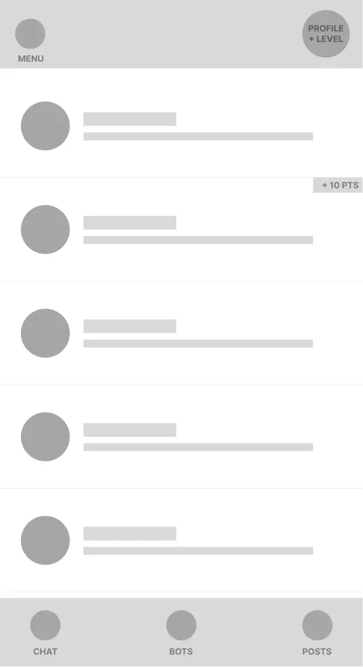 Wireframe — profile