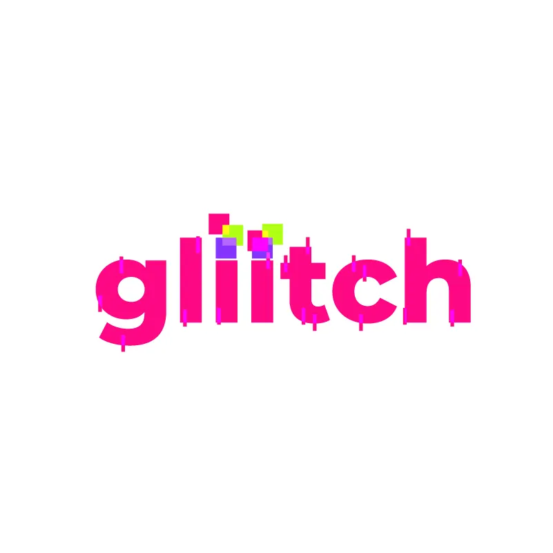 Logo option — subtle glitch