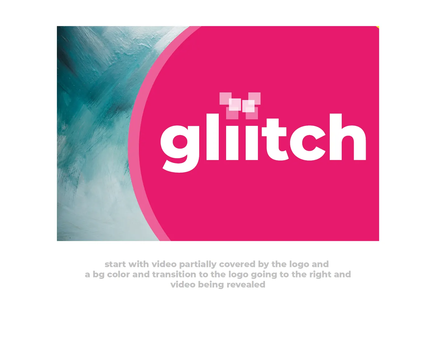 Gliitch video still — transitions