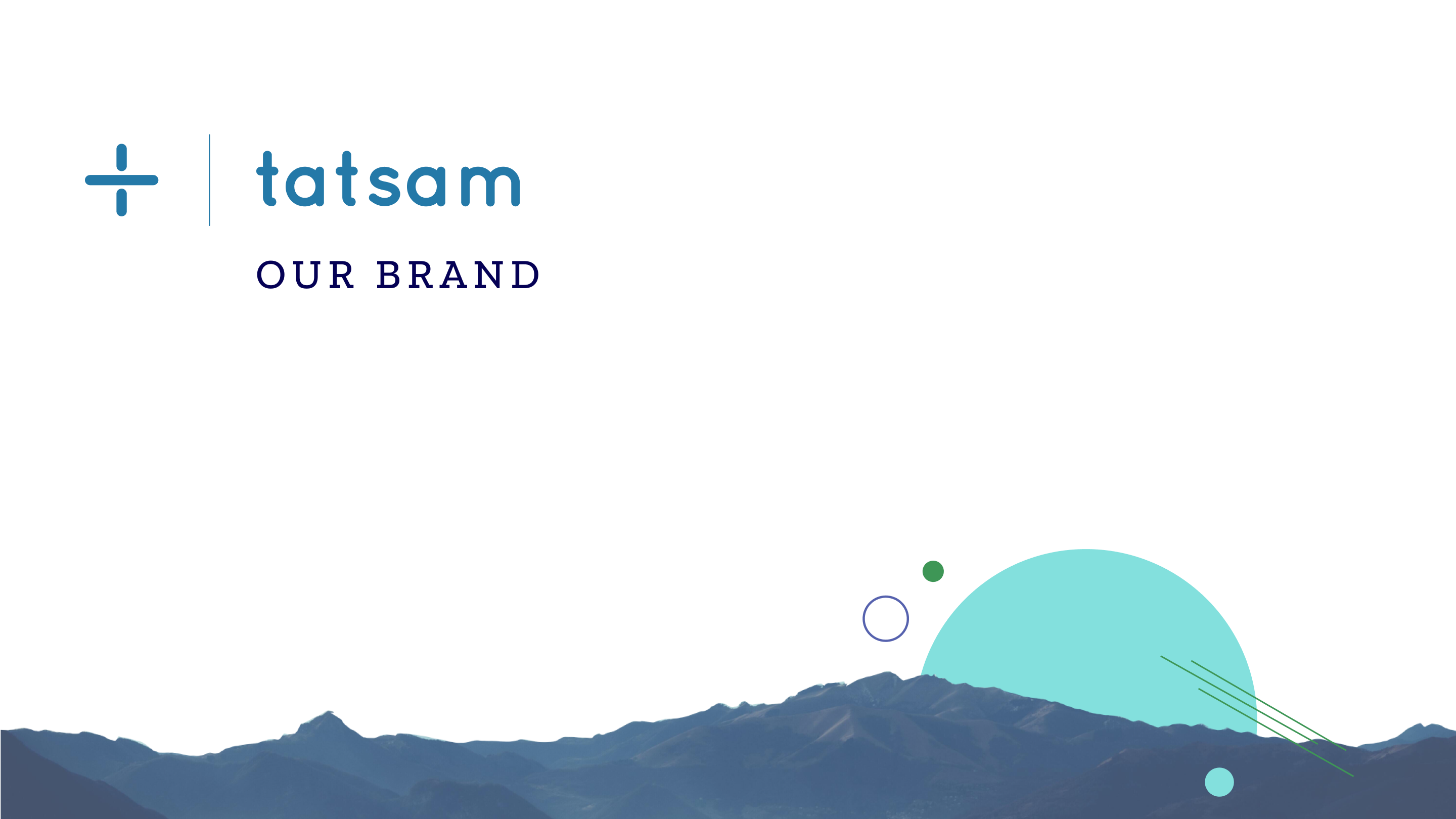 Tatsam brand book cover.