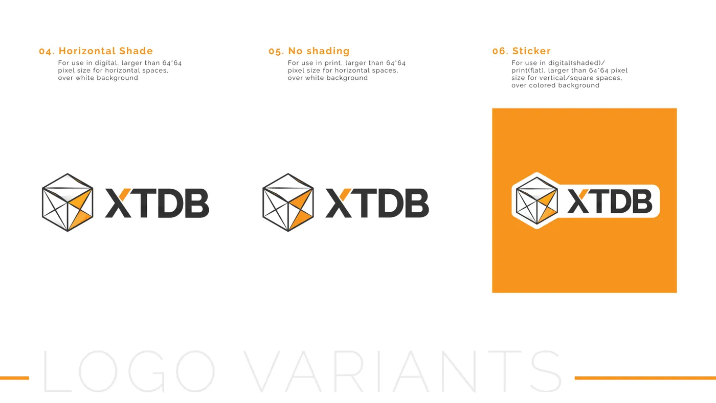 XTDB horizontal-layout variants